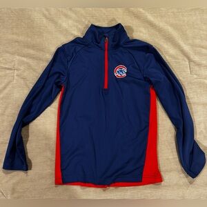 Kids Quarter-zip Cubs Pullover